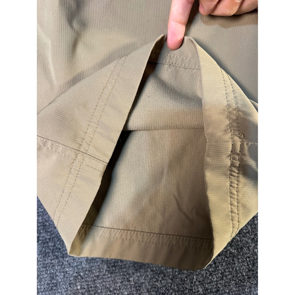 Wrangler Mens Outdoor Performance Shorts Khaki Tan Size 32 Hiking Utility - Picture 10 of 12